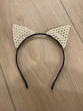 Pearl Cat Ear Headband